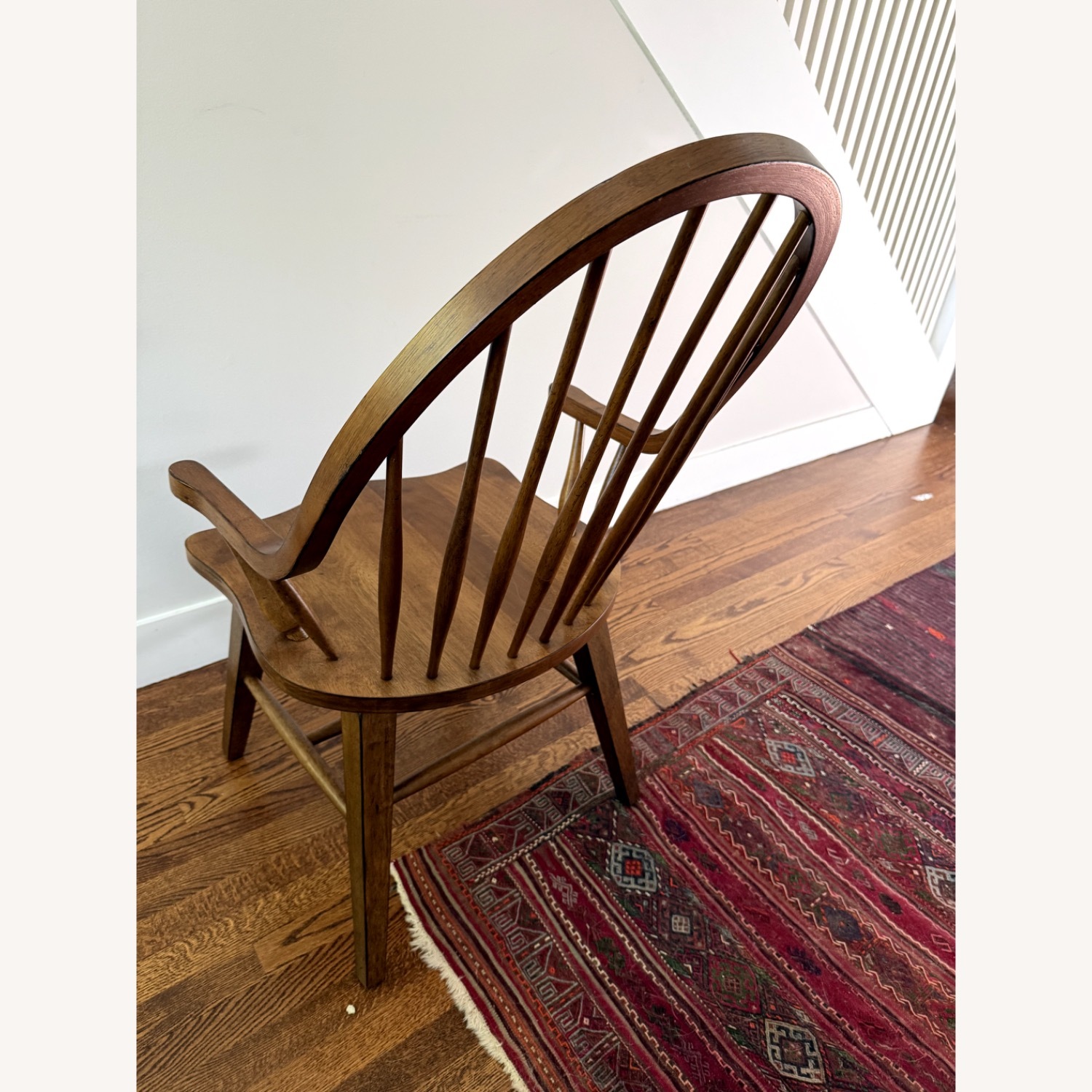Dark Brown Windsor Armchair - image-3