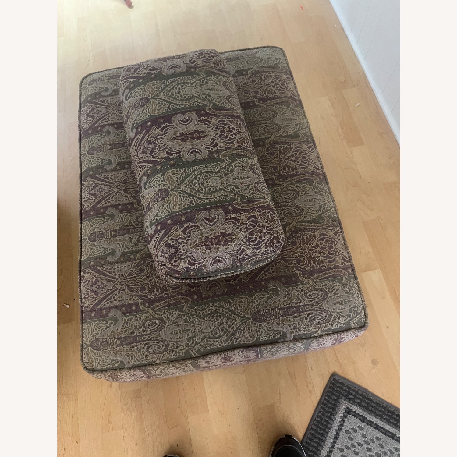 Paisl Sage Fabric Chair Ottoman  - image-4