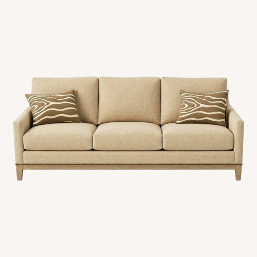 Used Arhaus Camden Natural Fabric 3+ Seater Sofa for sale on AptDeco