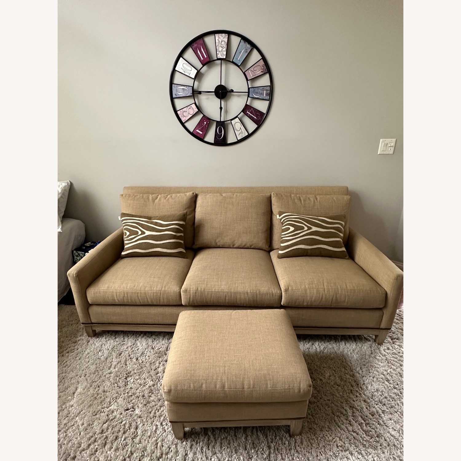 Arhaus Camden Natural Fabric 3+ Seater Sofa - image-1