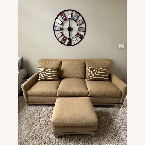 Used Arhaus Camden Natural Fabric 3+ Seater Sofa for sale on AptDeco