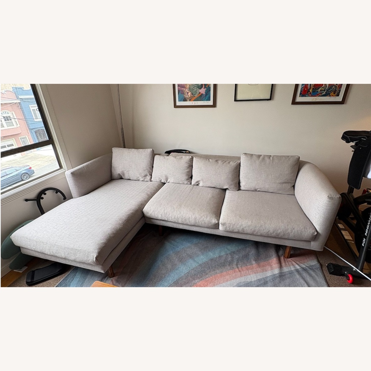 EQ3 Replay 2-Piece Sectional Sofa With Chaise - image-1