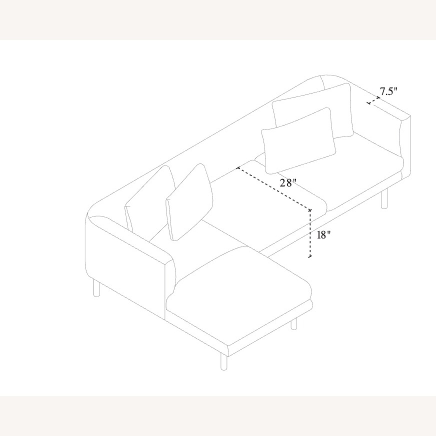EQ3 Replay 2-Piece Sectional Sofa With Chaise - image-3