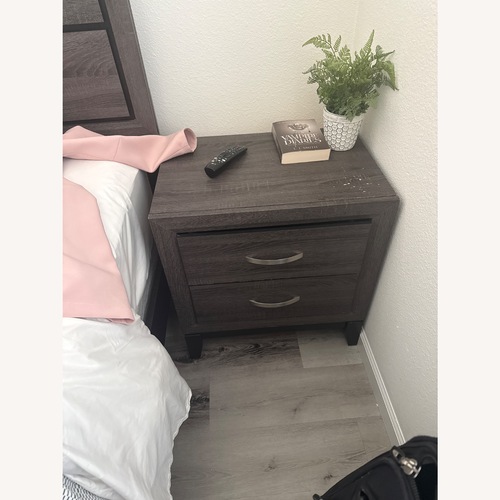 Used Dark Gray Nightstand for sale on AptDeco