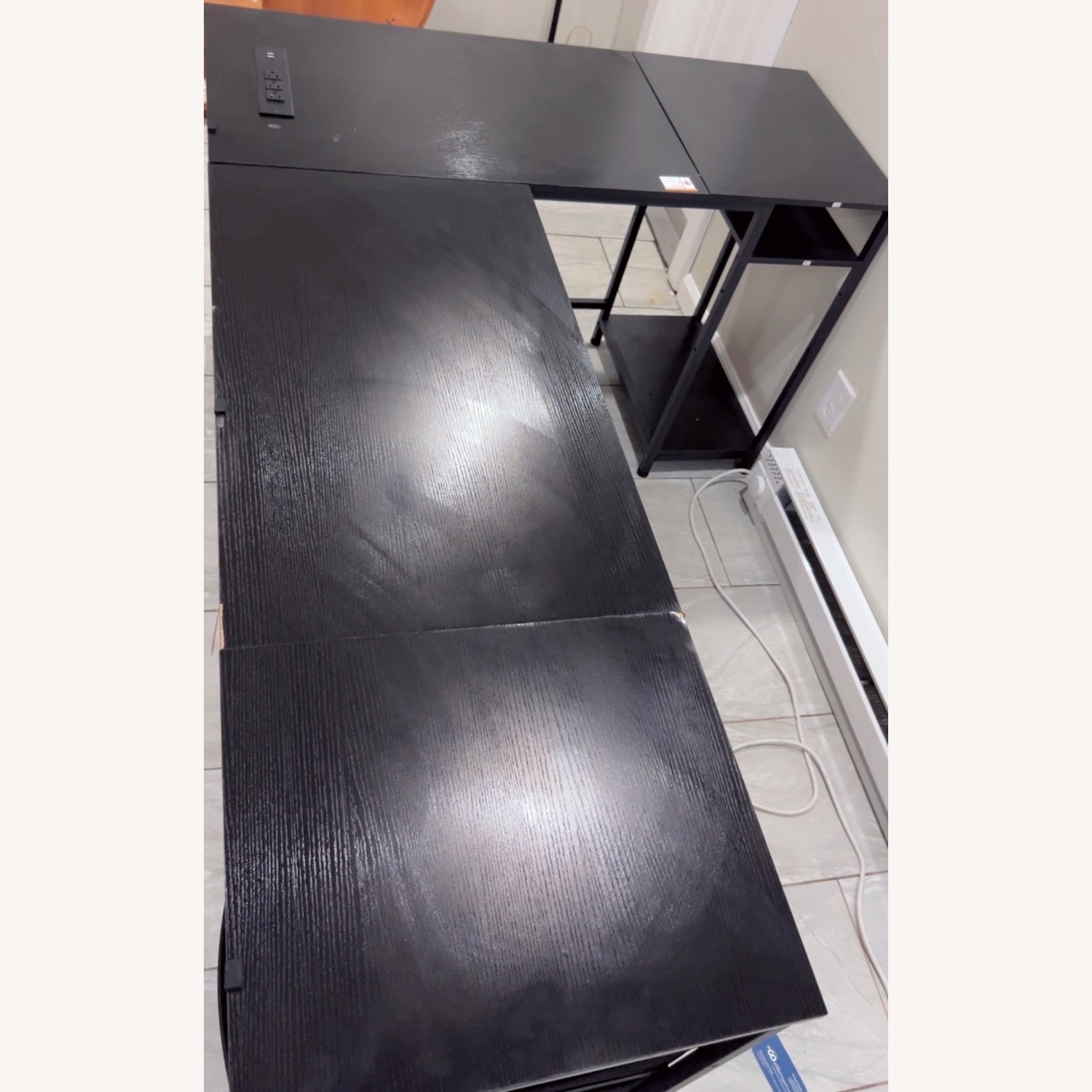L-Shaped Office Computer Desk ,2 Drawers  - image-4