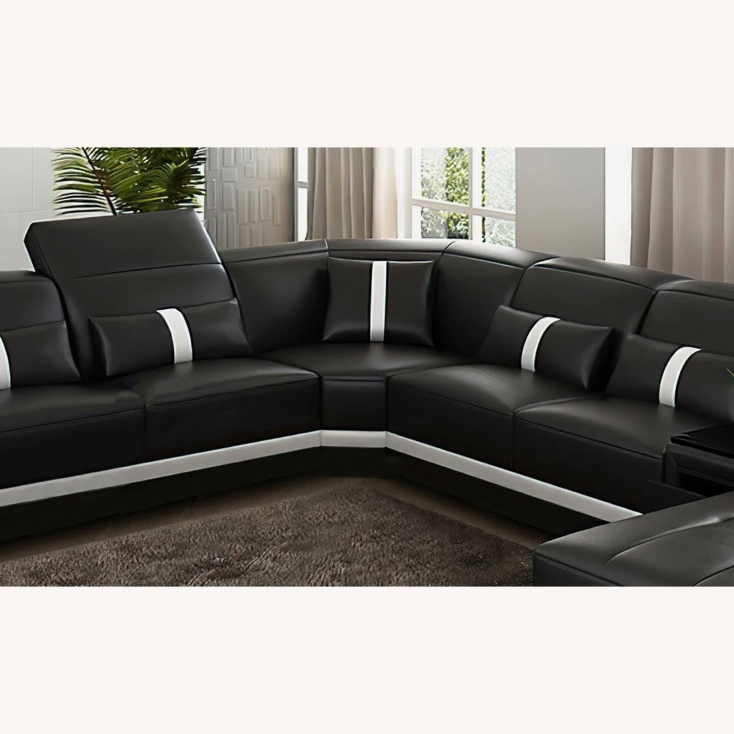 Arunvir Upholstered U-Shaped Sectional - image-5