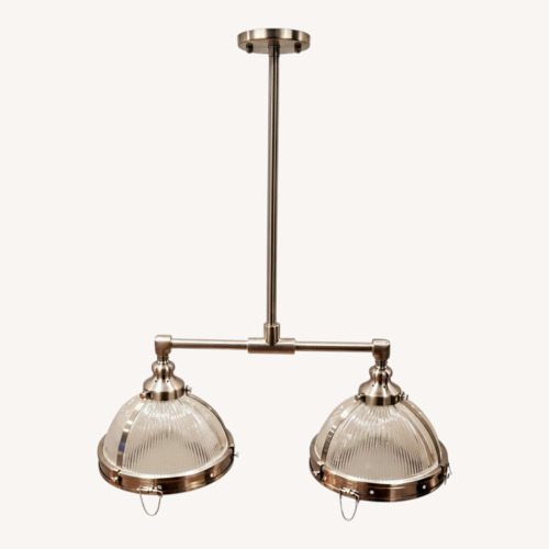 Used Restoration Hardware Clemson Silver Ceiling Lamp for sale on AptDeco