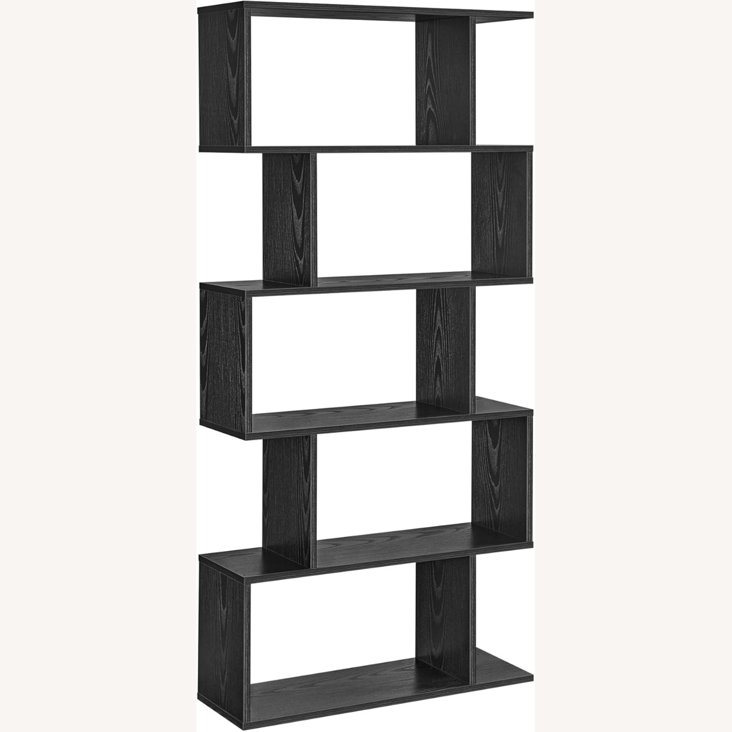 Black Wood Modern Bookcase - image-6