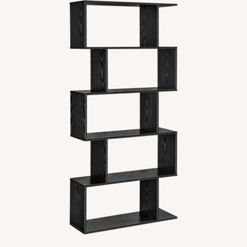 Used Black Wood Modern Bookcase for sale on AptDeco