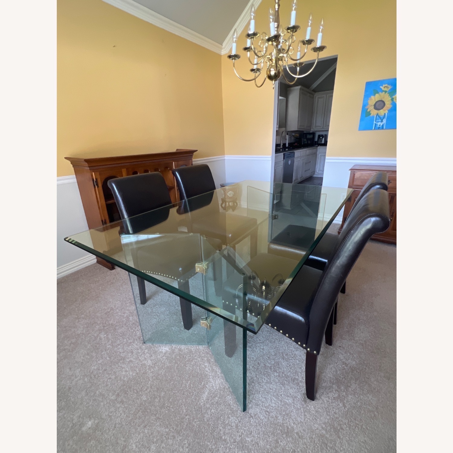 Tonelli Design Glass Dining Table - image-1