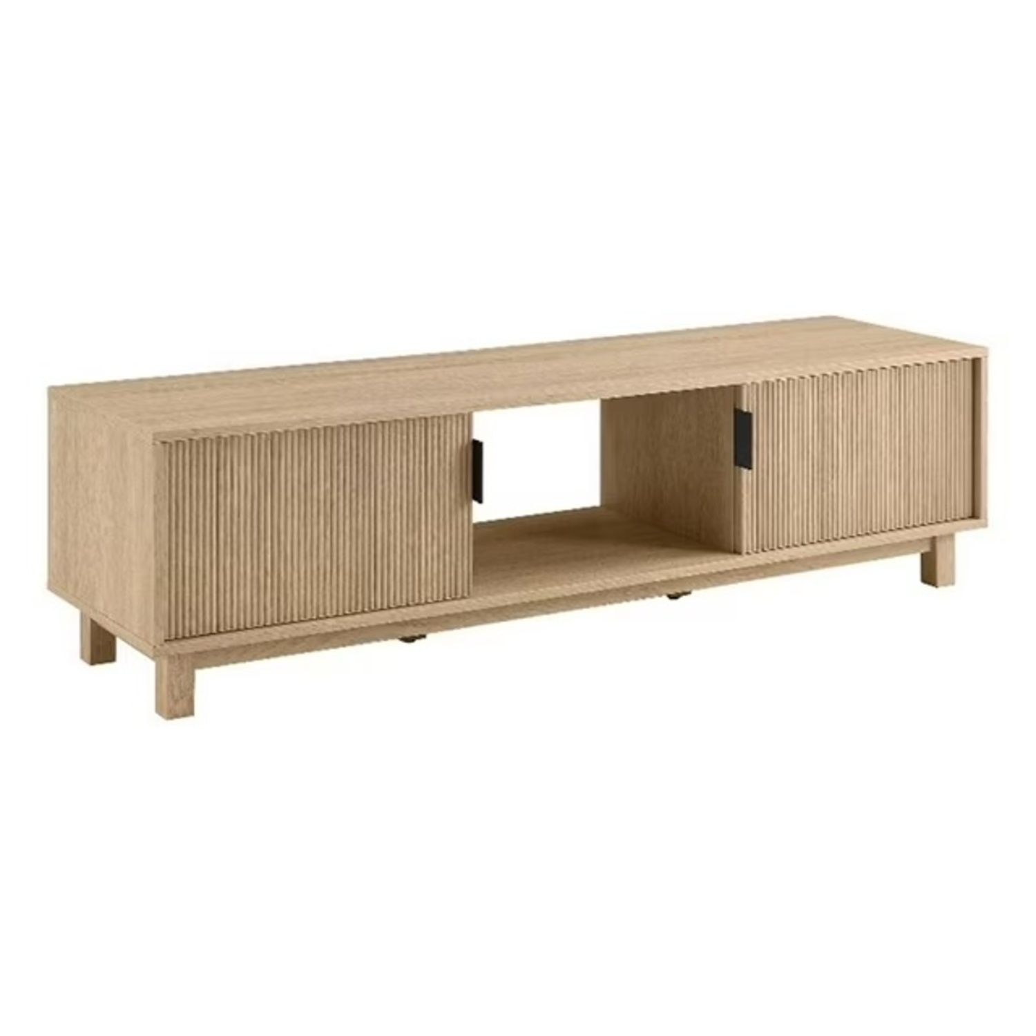 Natural Wood Media Storage - image-5