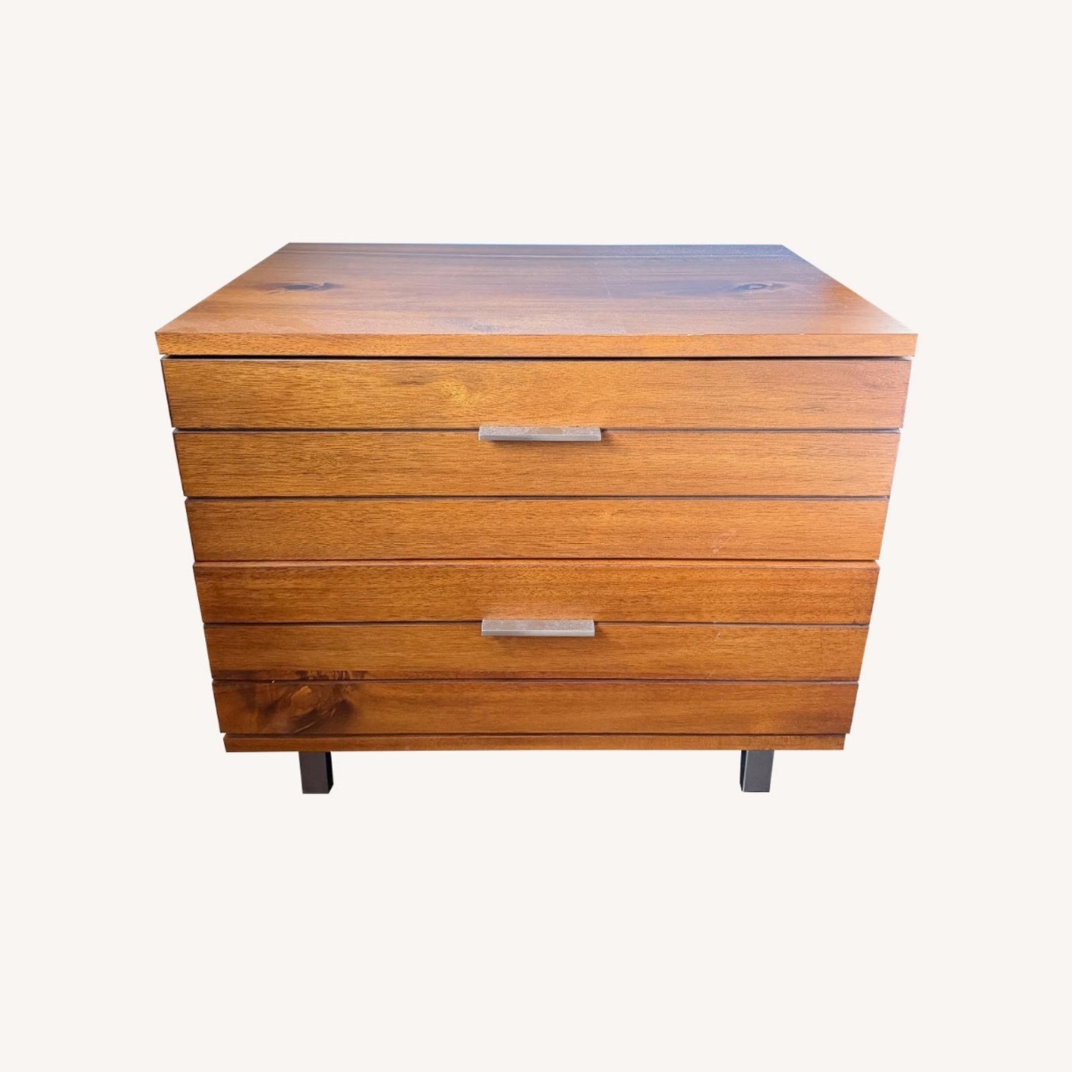 CB2 Linear 2-drawer Nightstands - image-1