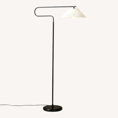 Used Harriet Paper Pleated Floor Lamp for sale on AptDeco