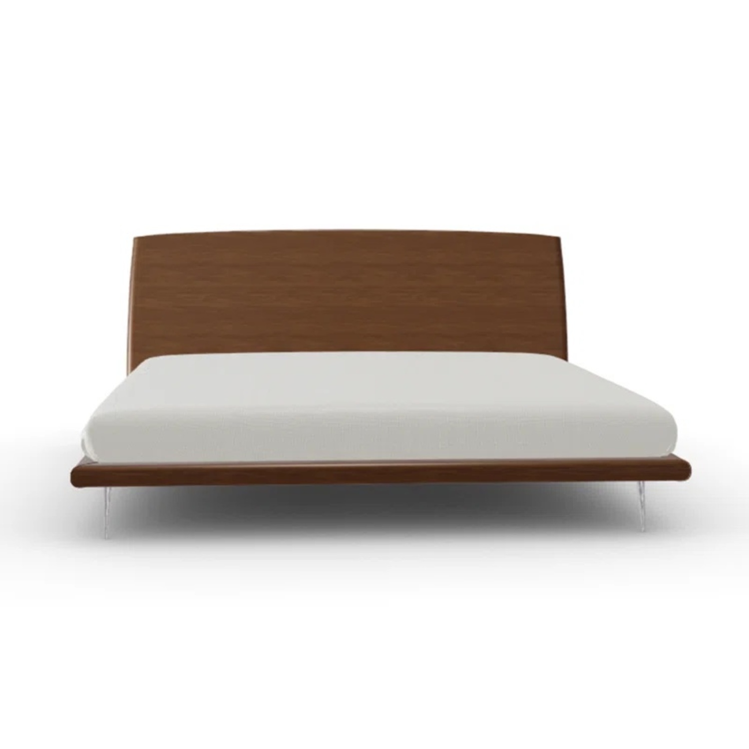 Calligaris Dark Brown Wood Queen Bed - image-5