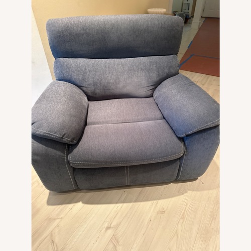 Used Bob's Discount Furniture Light Gray Loveseat for sale on AptDeco