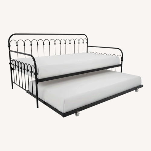 Used Wayfair Black Metal Daybed for sale on AptDeco