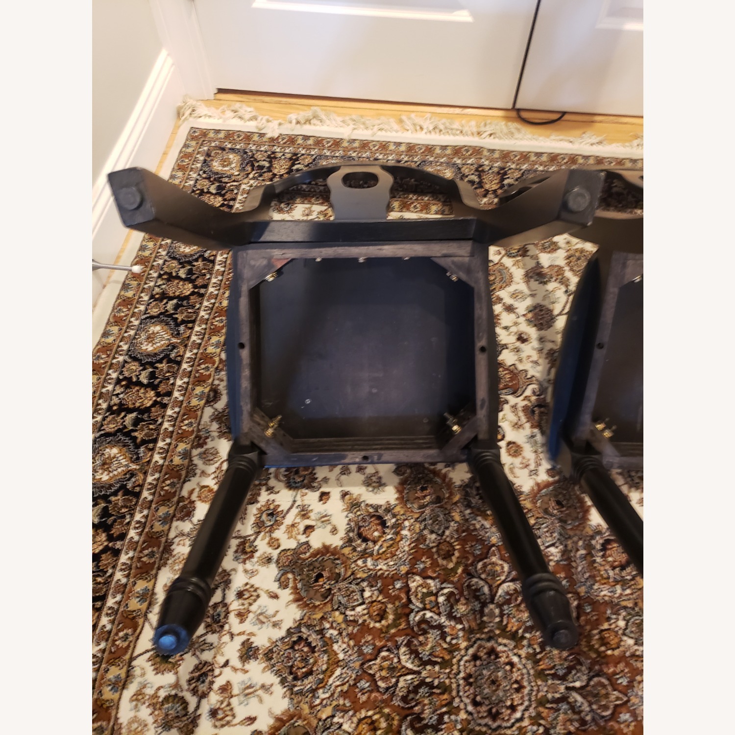 Vintage/Antique Black Wood Dining Chairs - image-15