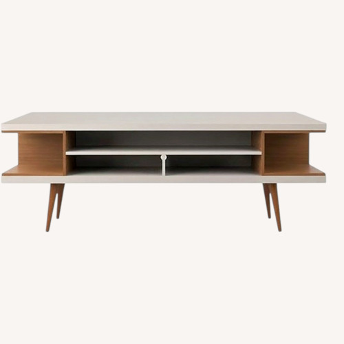 Used White Media Console Midcentury for sale on AptDeco