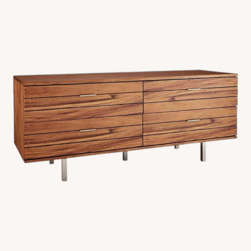 Used CB2 Linear Low 4-Drawer Wood Dresser for sale on AptDeco