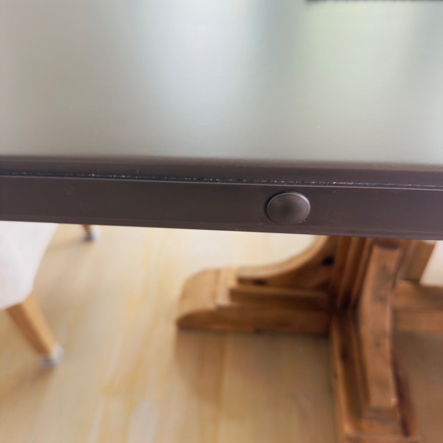 Restoration Hardware 20th C. Reclaimed Pine & Zinc Trestle Table - image-2