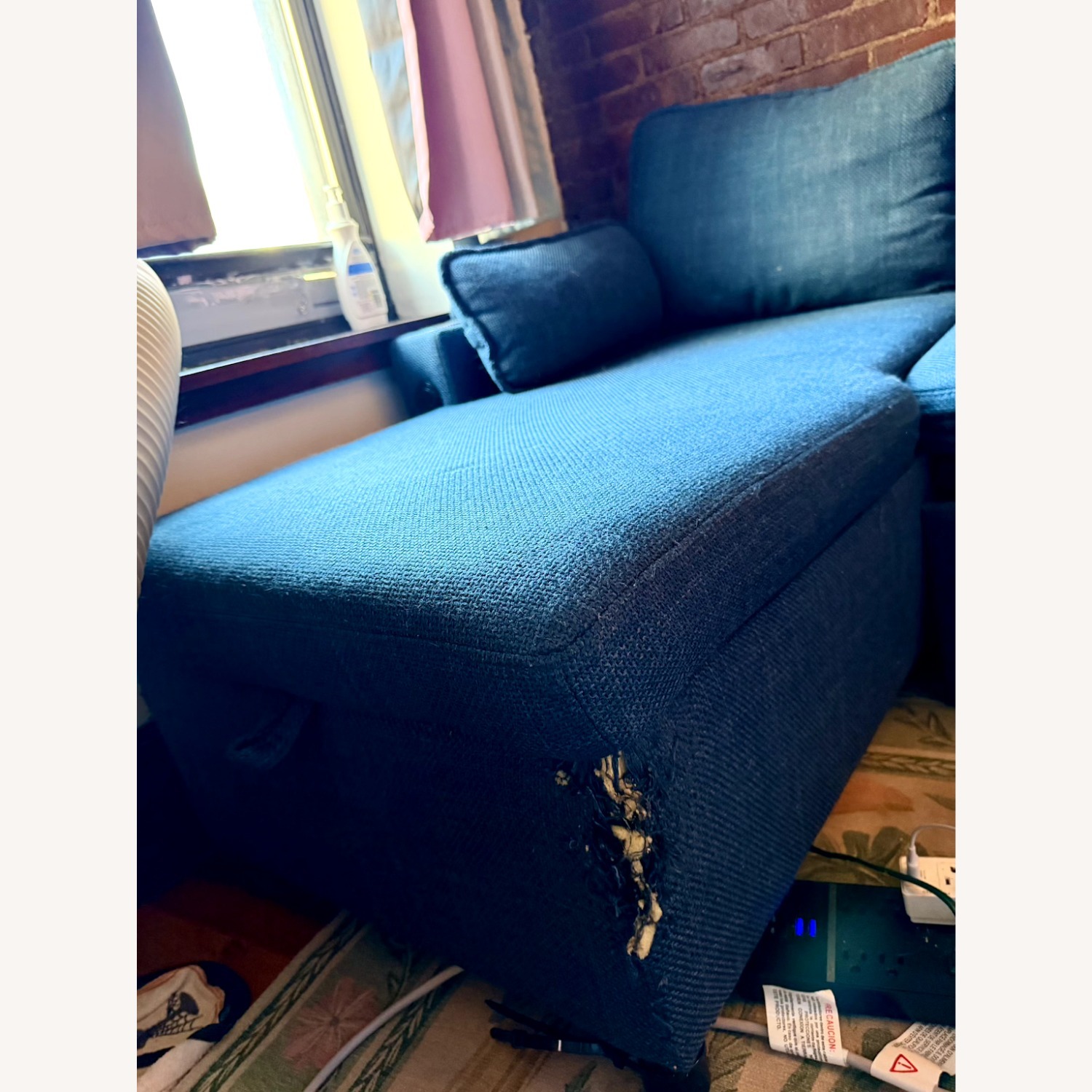 Sofa Bed Sleeper W Reversible Storage Chaise - image-4