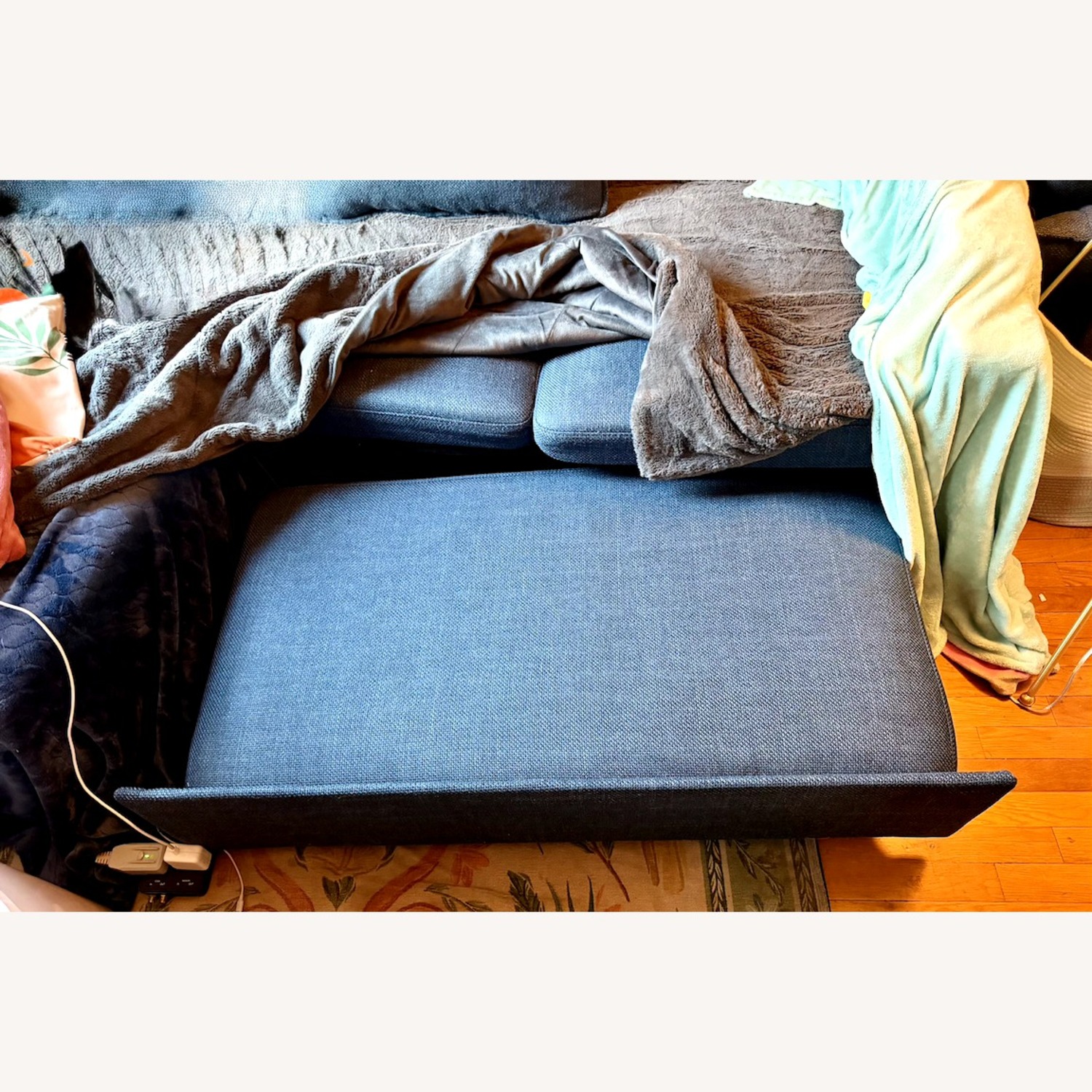 Sofa Bed Sleeper W Reversible Storage Chaise - image-6