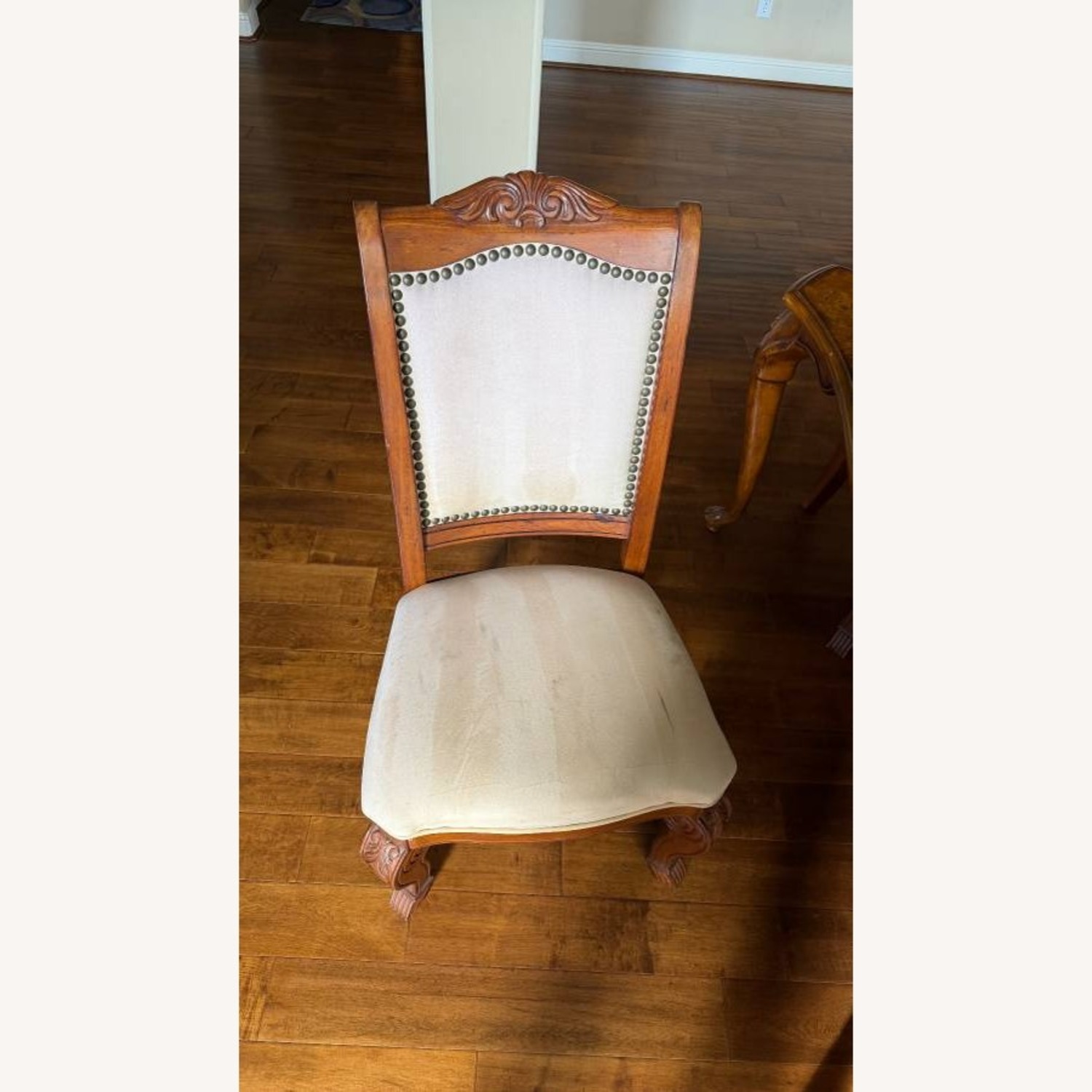Dining Table with 6 Chairs With Backrest - image-4