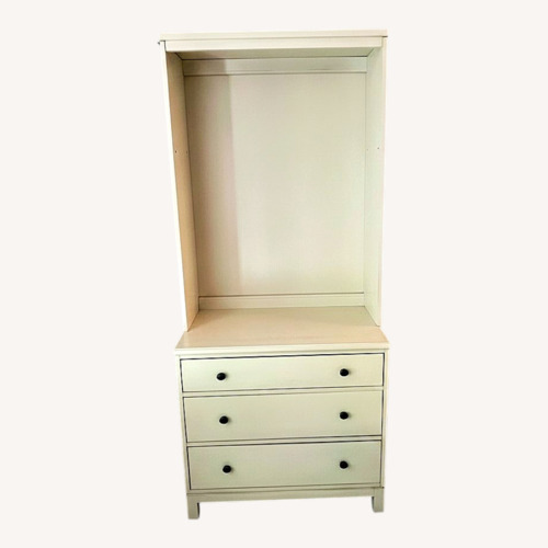 Used Ethan Allen Antque White Wall Unit for sale on AptDeco