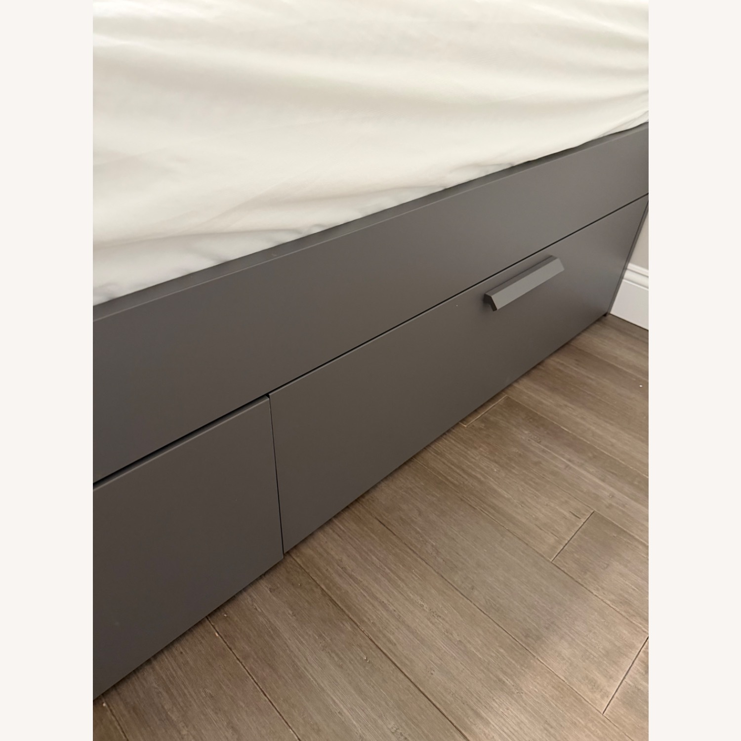 IKEA Brimnes Black Queen Bed - image-2