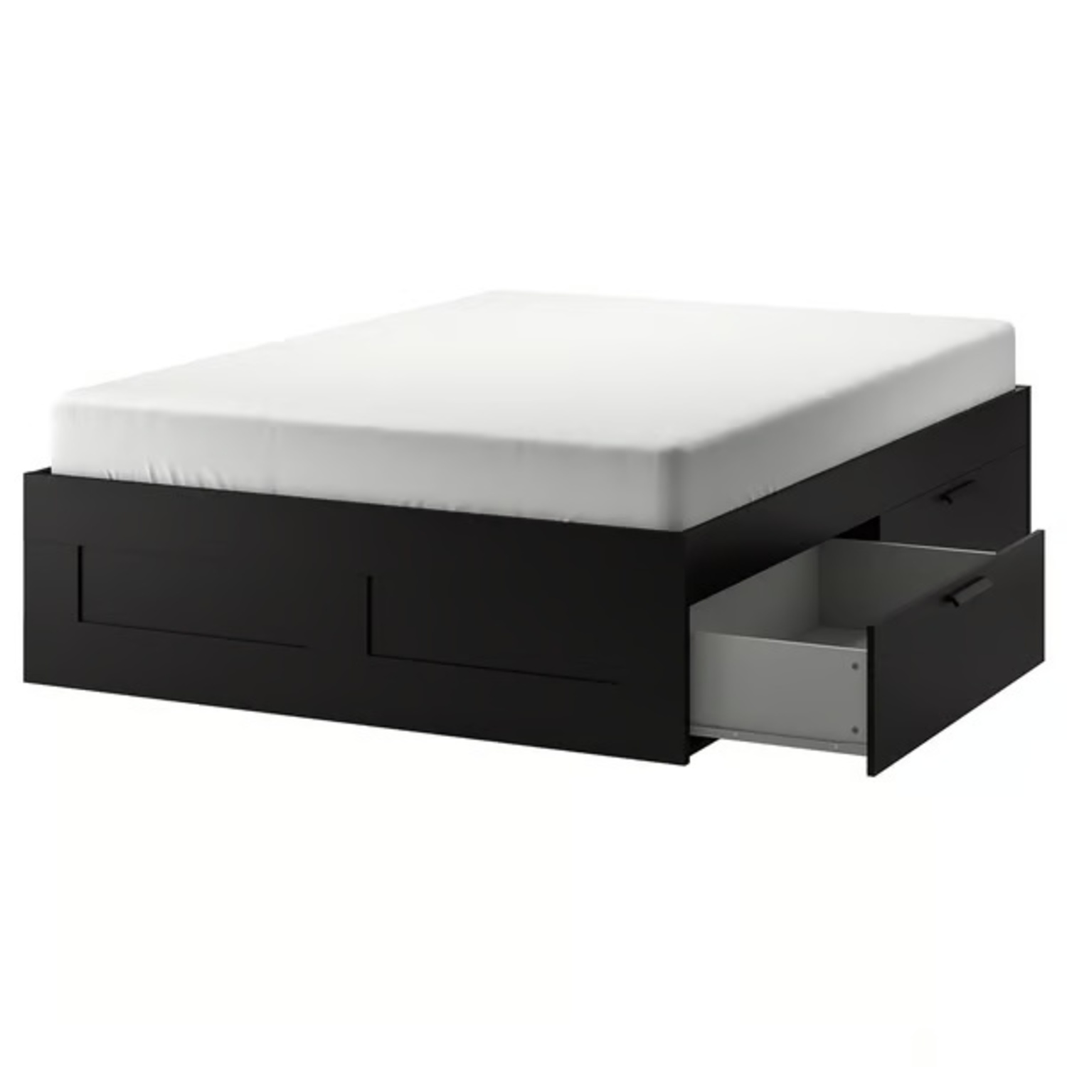 IKEA Brimnes Black Queen Bed - image-6