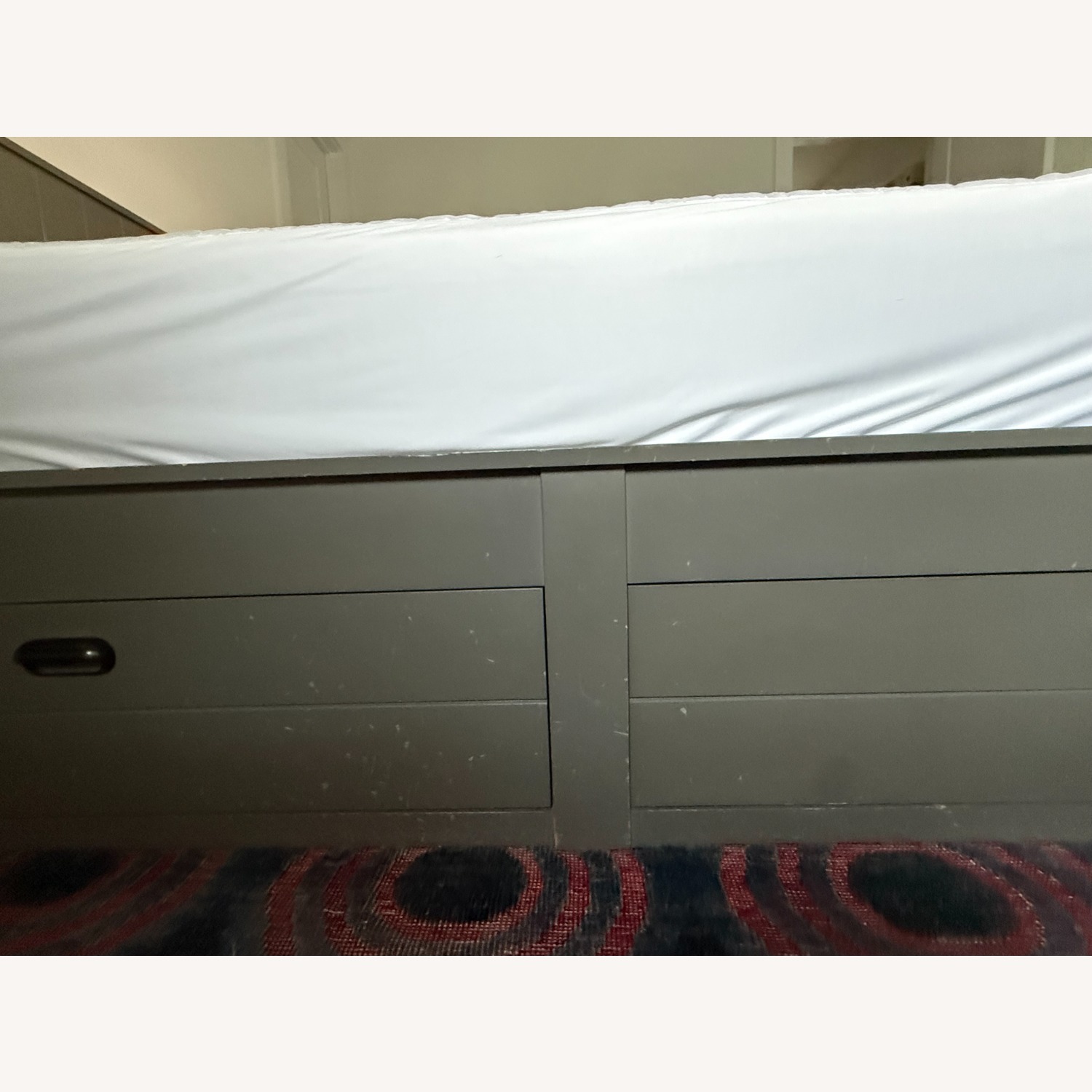 Restoration Hardware Haven Dark Gray Wood Full Bed - image-3