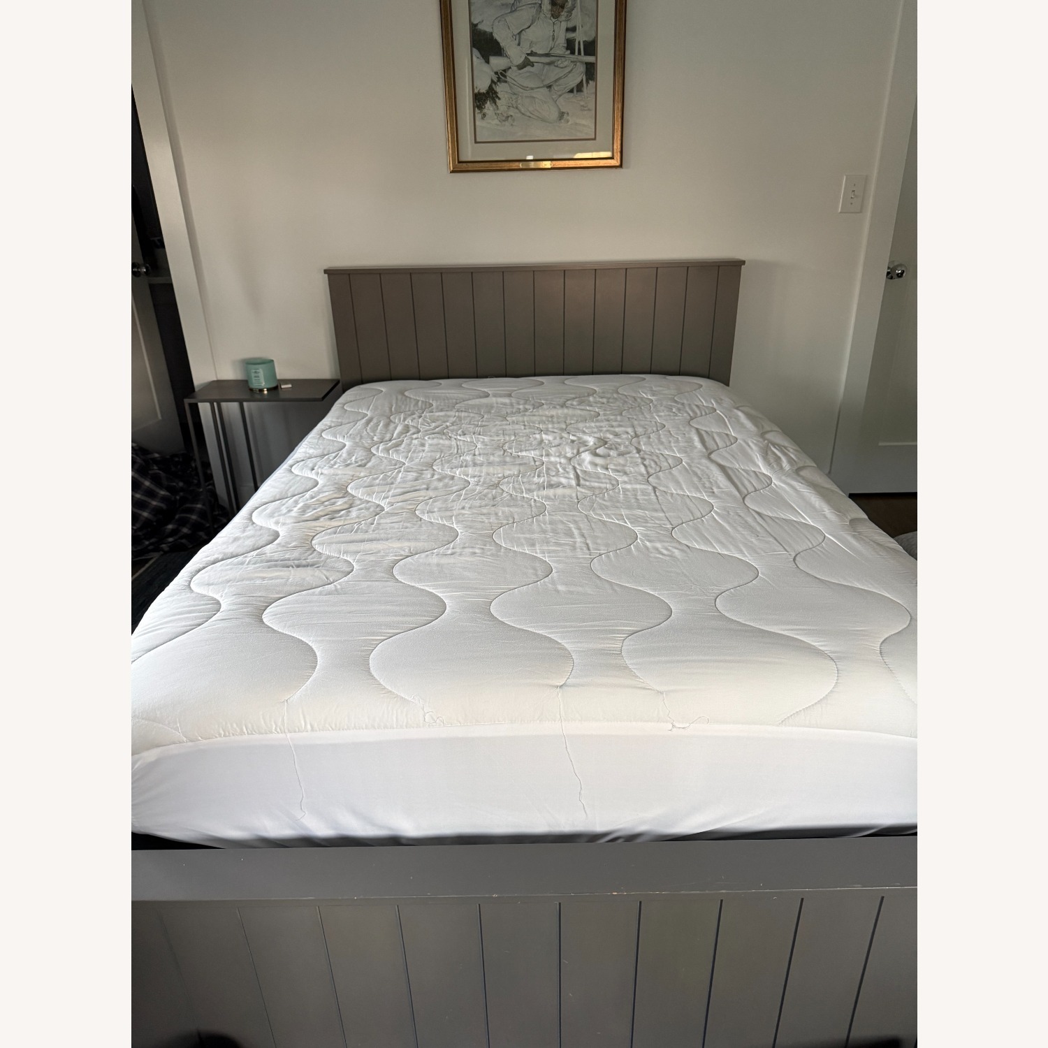 Restoration Hardware Haven Dark Gray Wood Full Bed - image-2