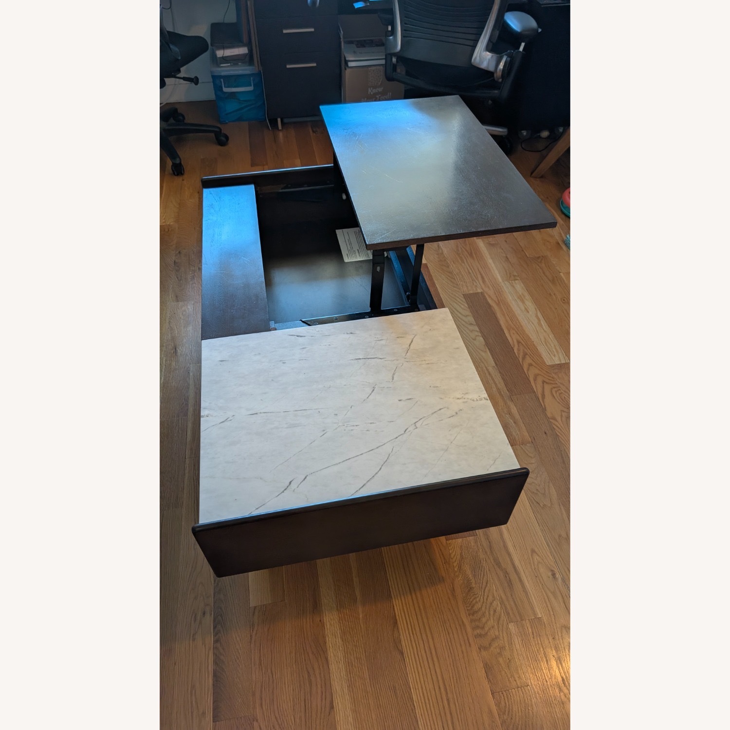 West Elm Lift-top Mid-Century Coffee Table - image-3