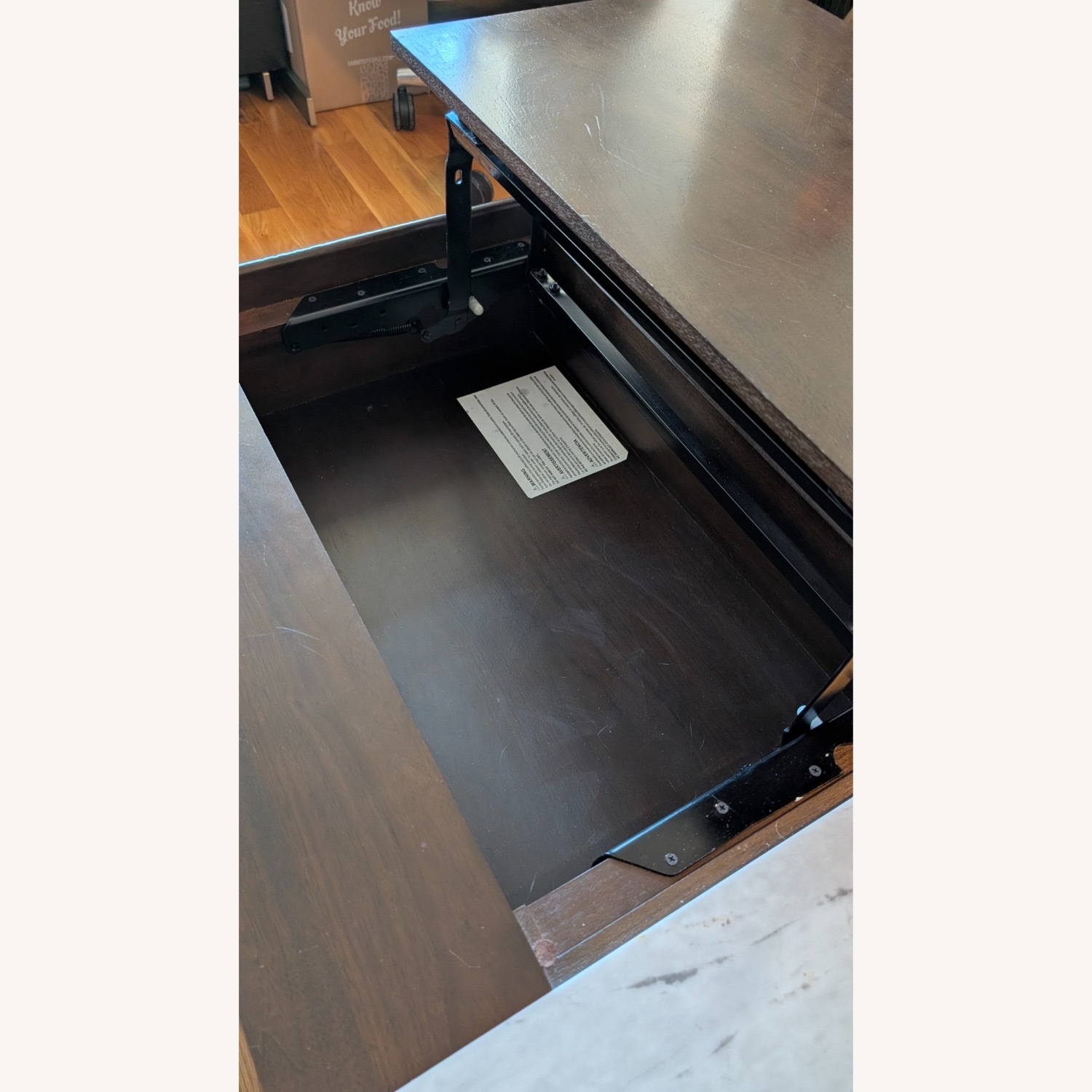 West Elm Lift-top Mid-Century Coffee Table - image-8