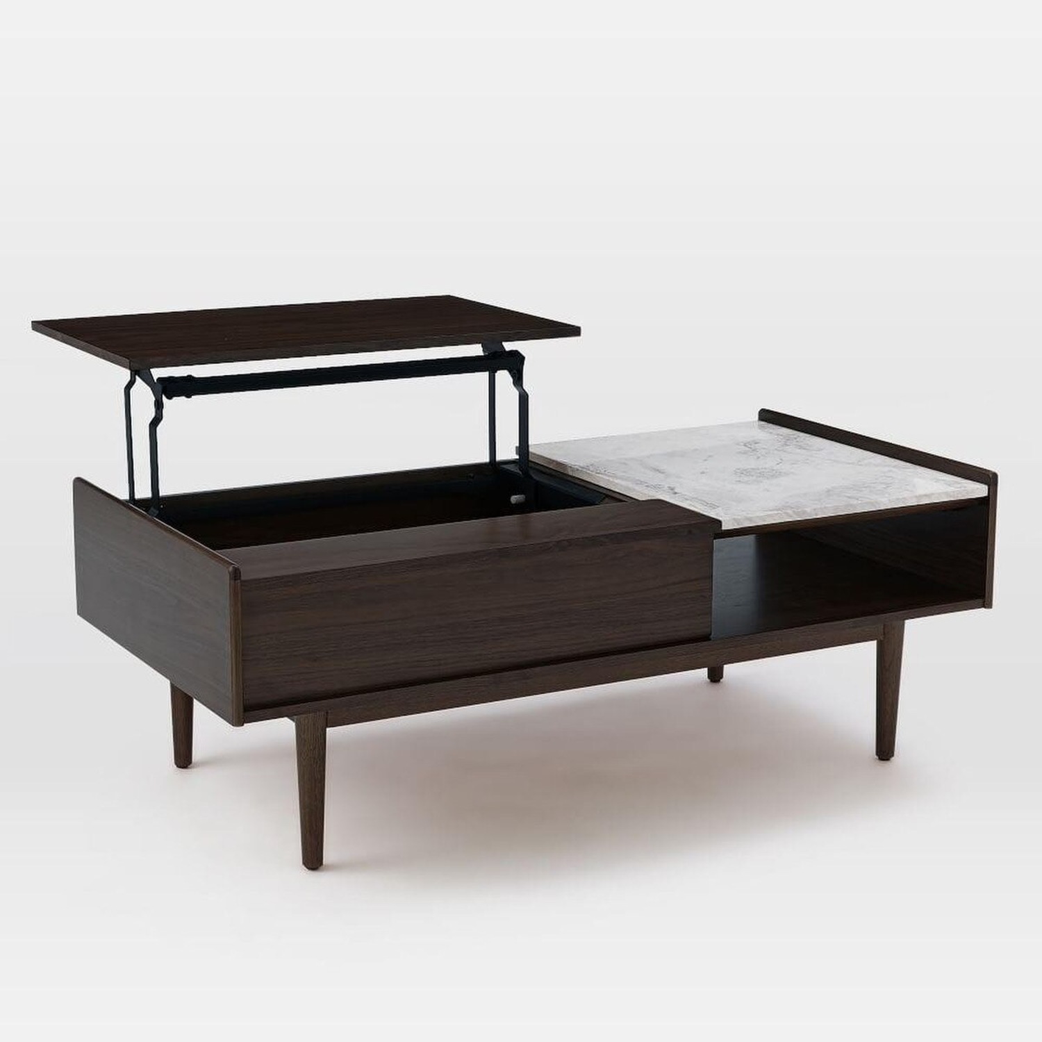 West Elm Lift-top Mid-Century Coffee Table - image-10