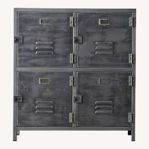 Used Restoration Hardware Vintage Locker 4-Door Cabinet for sale on AptDeco