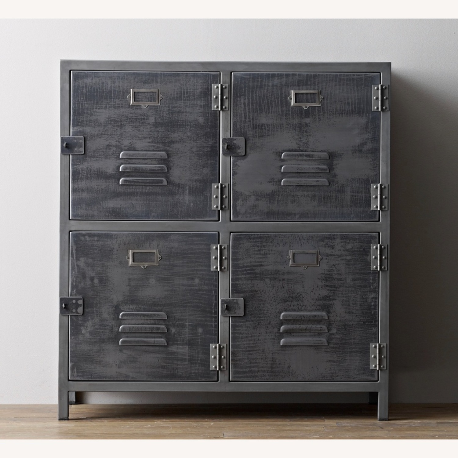 Restoration Hardware Vintage Locker 4-Door Cabinet - image-1