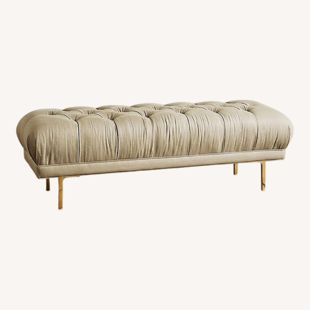 Image of Anthropologie White Bench