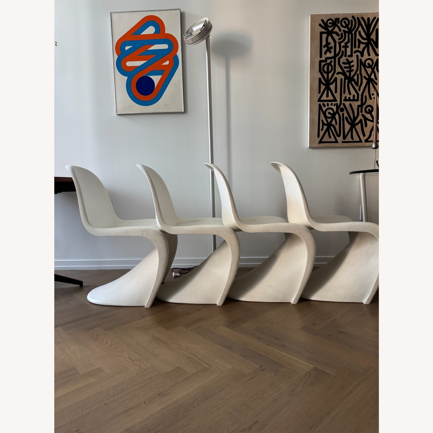 Vitra Panton Chair ホワイト ブラック 2色セット Vitra Panton Chair ホワイト ブラック 2色セット Vitra - Panton