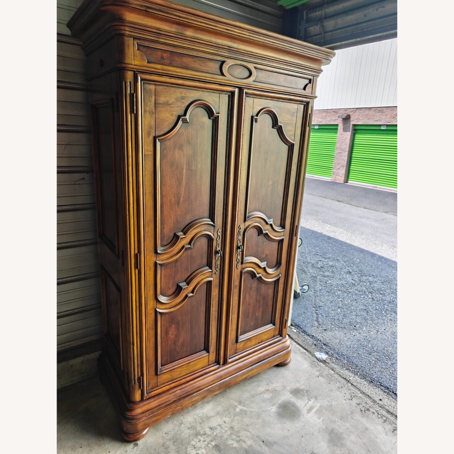 Ethan Allen Wood Armoire - image-2