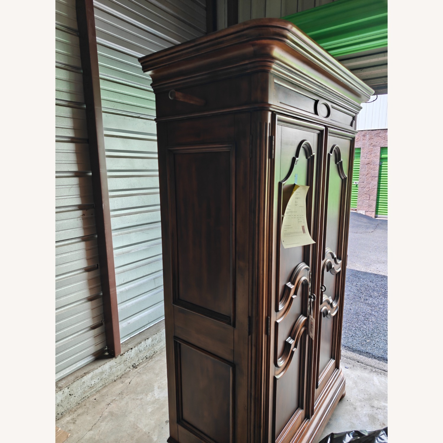 Ethan Allen Wood Armoire - image-7