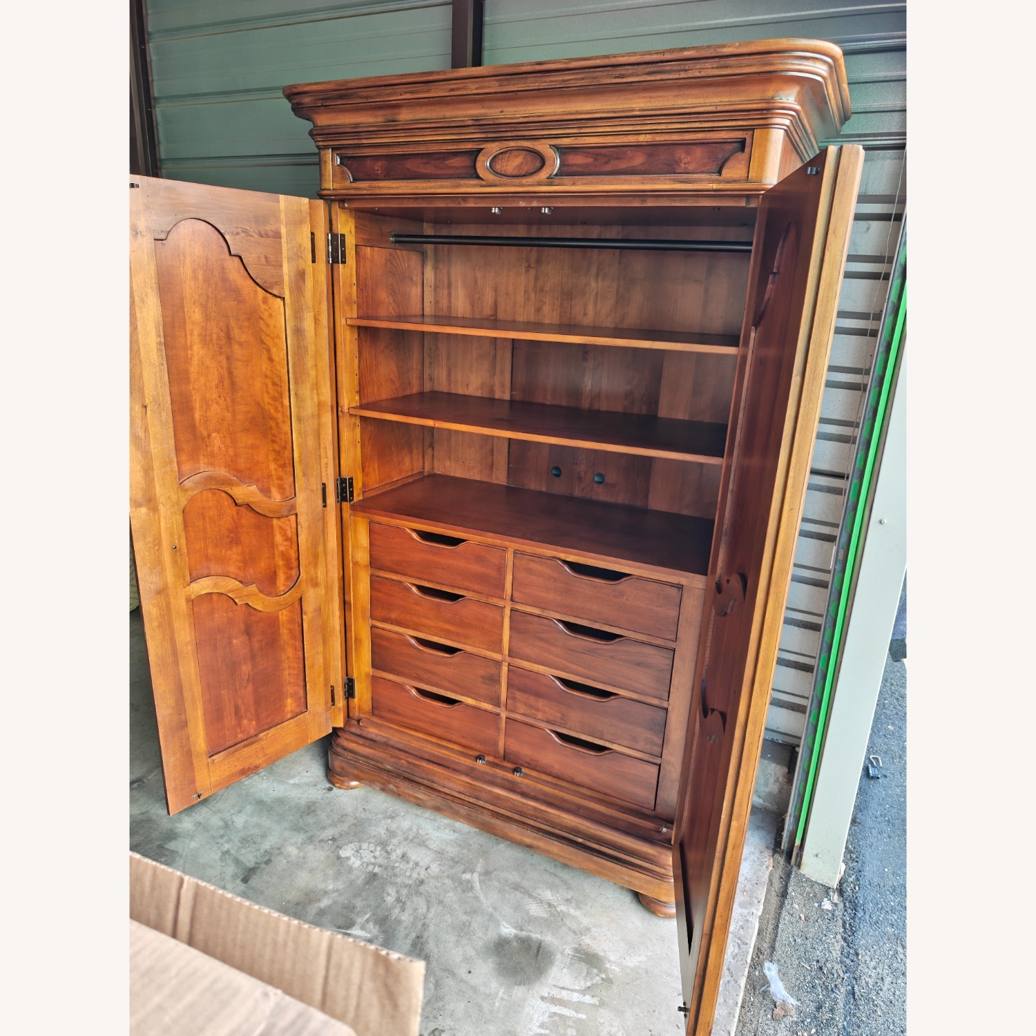 Ethan Allen Wood Armoire - image-4