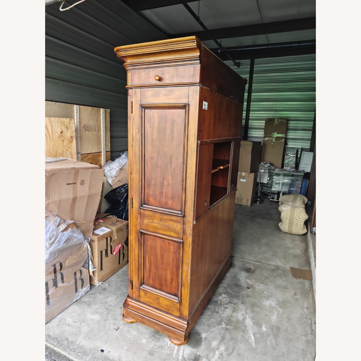 Ethan Allen Wood Armoire - image-6