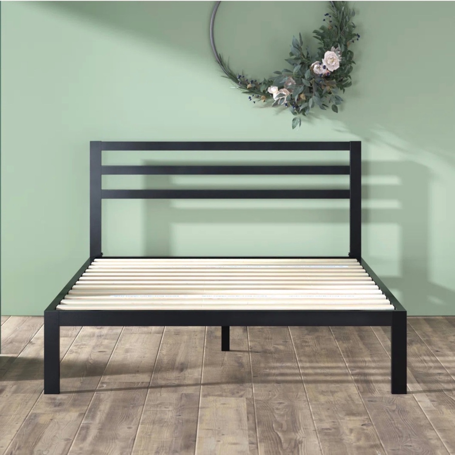 Wayfair Black Metal Queen Bed - image-1
