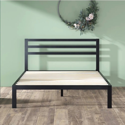 Used Wayfair Black Metal Queen Bed for sale on AptDeco