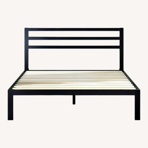 Used Wayfair Black Metal Queen Bed for sale on AptDeco