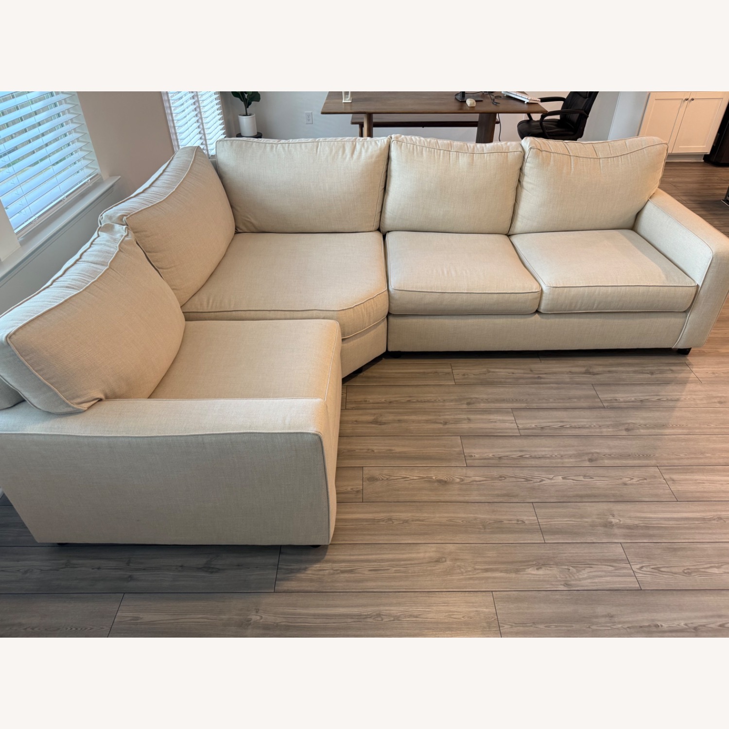 Pottery Barn Comfort Square Arm Sectional - image-3