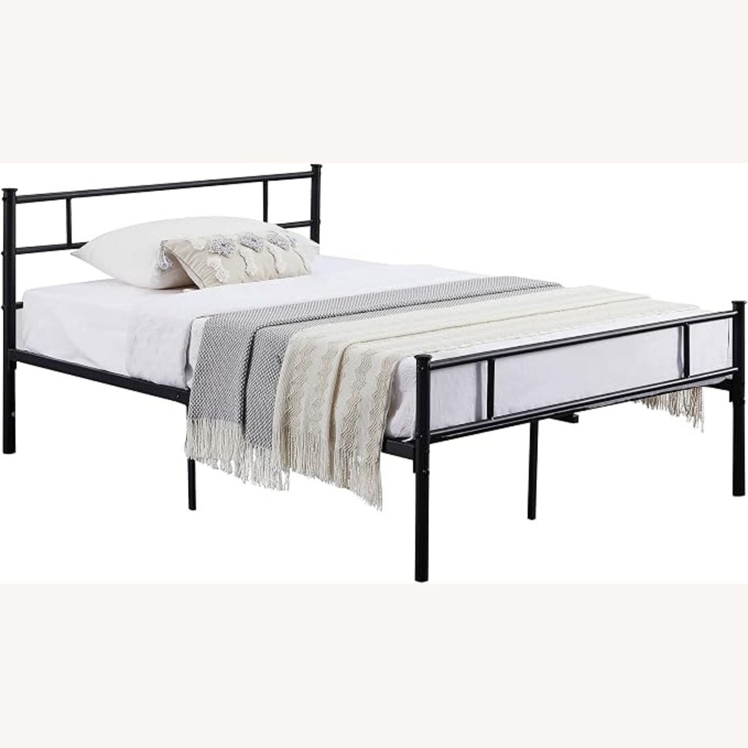 VECELO Queen Size Bed Frame - image-4