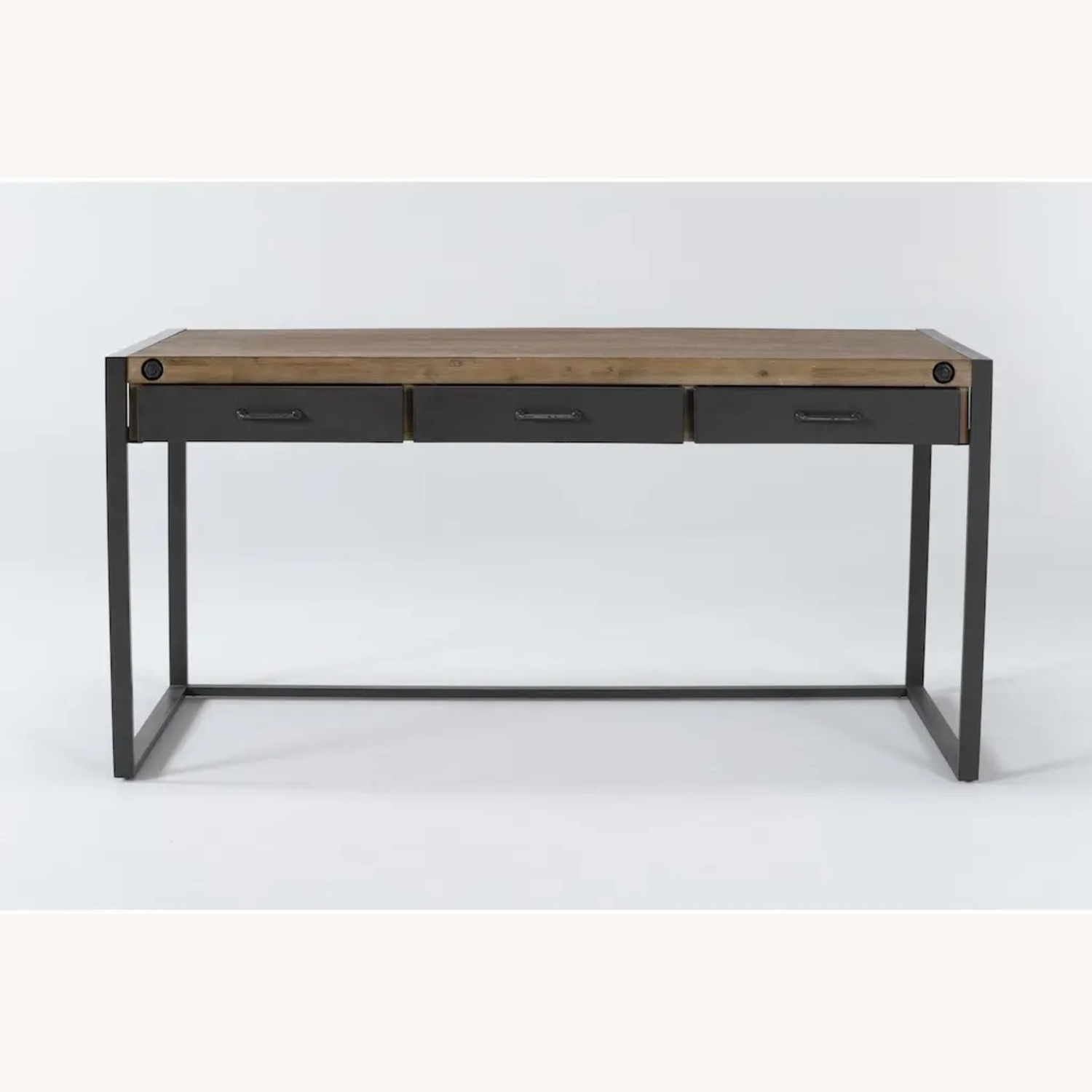 Living Spaces Whistler Natural Wood Desk - image-5