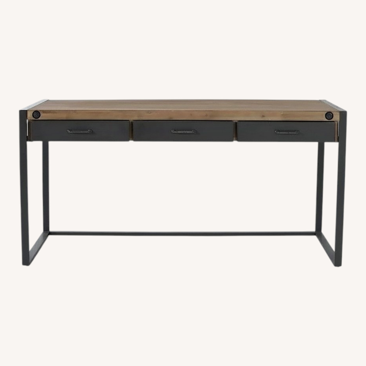 Living Spaces Whistler Natural Wood Desk - image-0